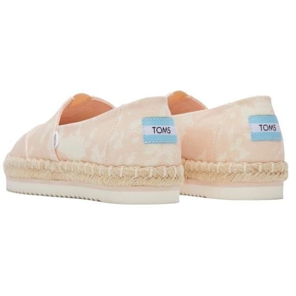TOMS Alpargata Platform Rope Sunfaded Canvas Shoes Loafers Slip Ons NWT NIB - Picture 4 of 8